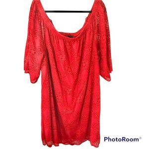 Tiana B Red Lace Dress size 24W
